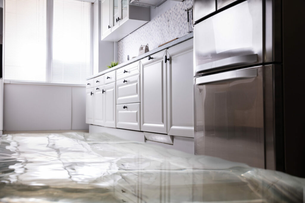 water leak from appliances