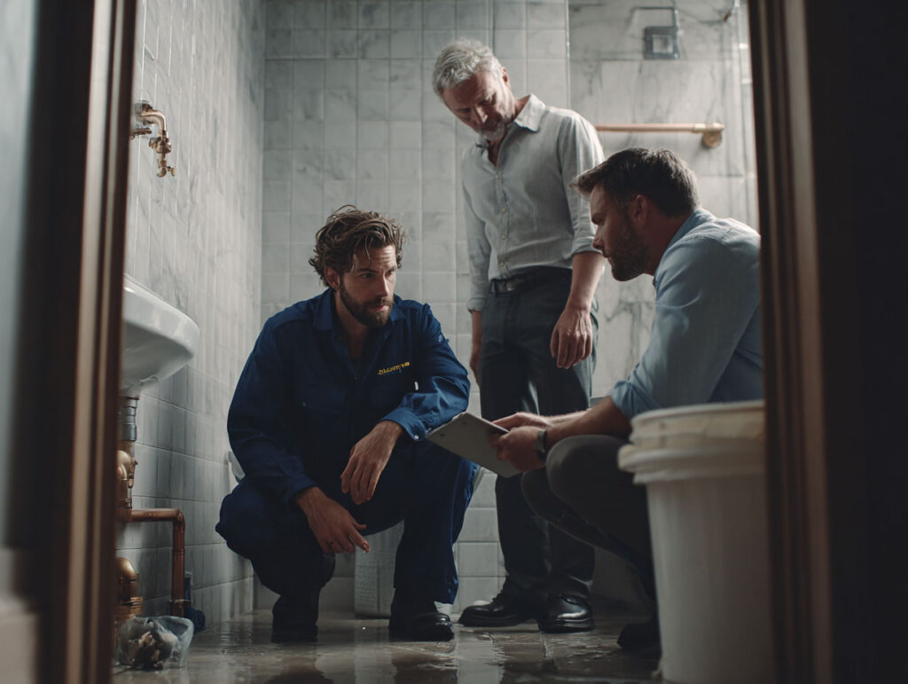 Emergency Plumber Plans on how to fix the bathroom issue